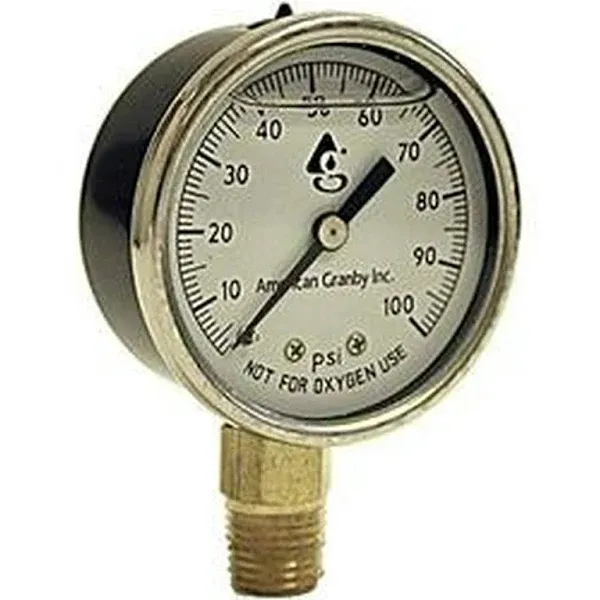 EILPG1002-4LNL LIQUID PRESSURE GUAGE 100 LB