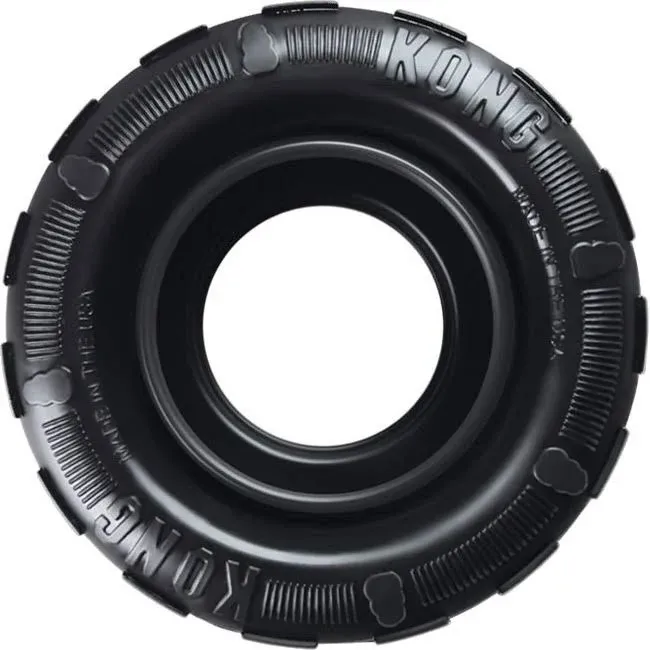 KONG Tire Dog Toy, Black