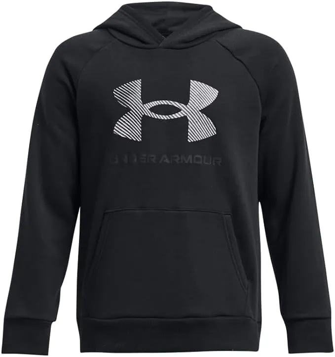 Child Sweatshirt Rival Fleece Big Logo with Hood by Under Armour