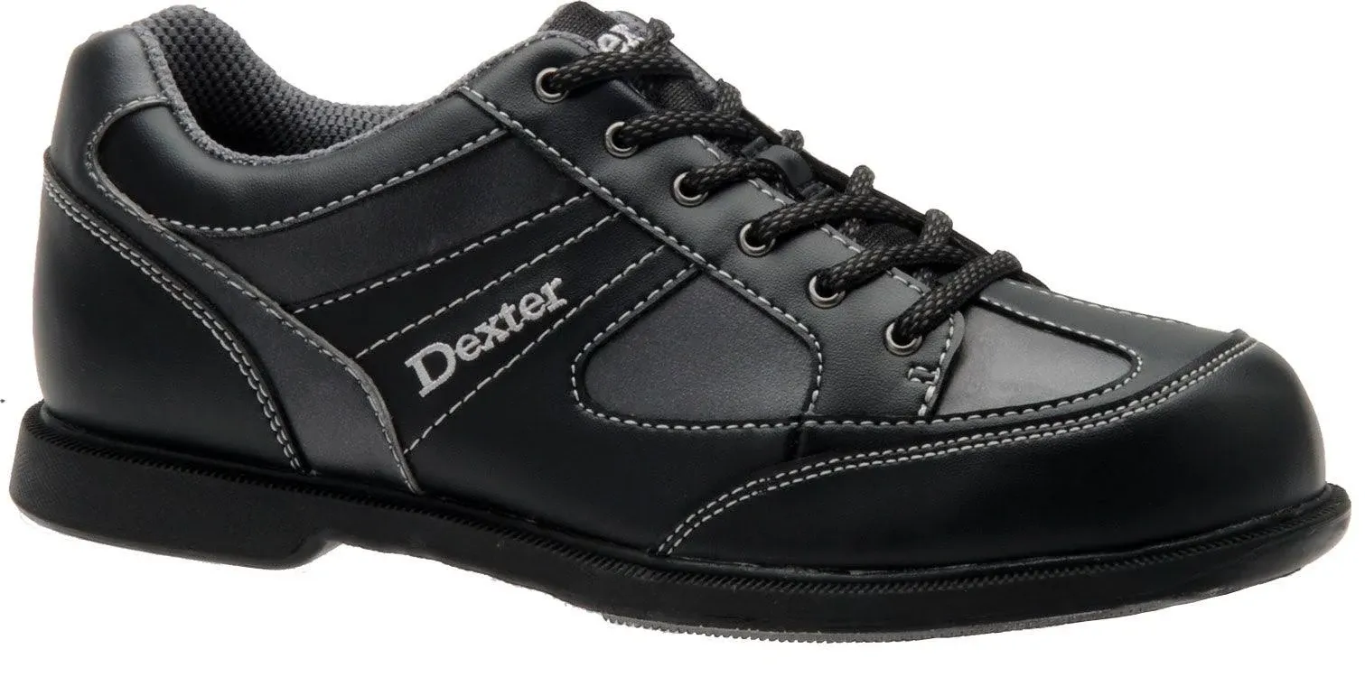 Dexter Mens Pro Am II Right Hand Bowling Shoes Black/Grey