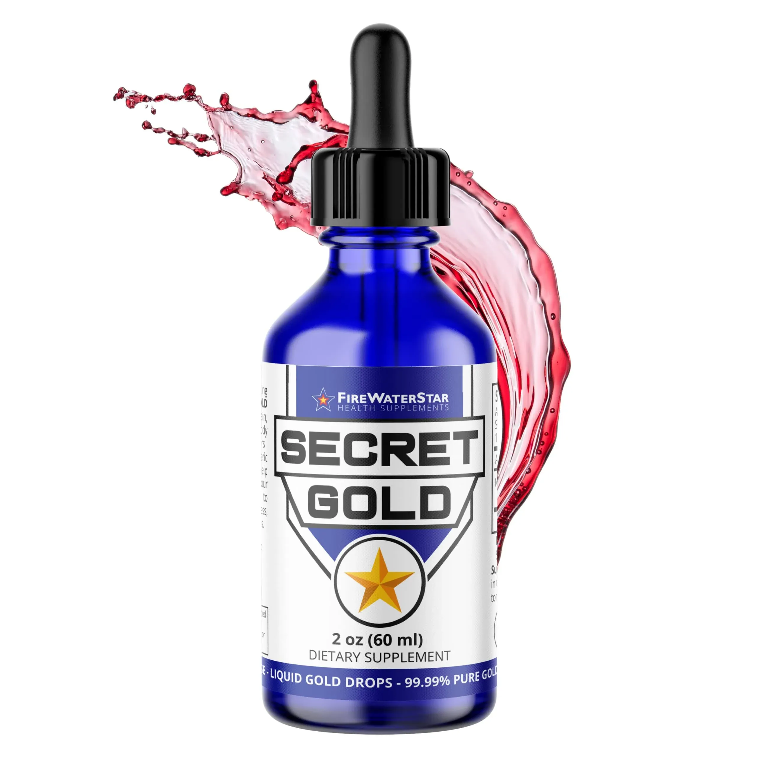 Colloidal Gold - Liquid Gold Drops - Nano Gold - Made from 99.99% Pure Swiss Gold ...