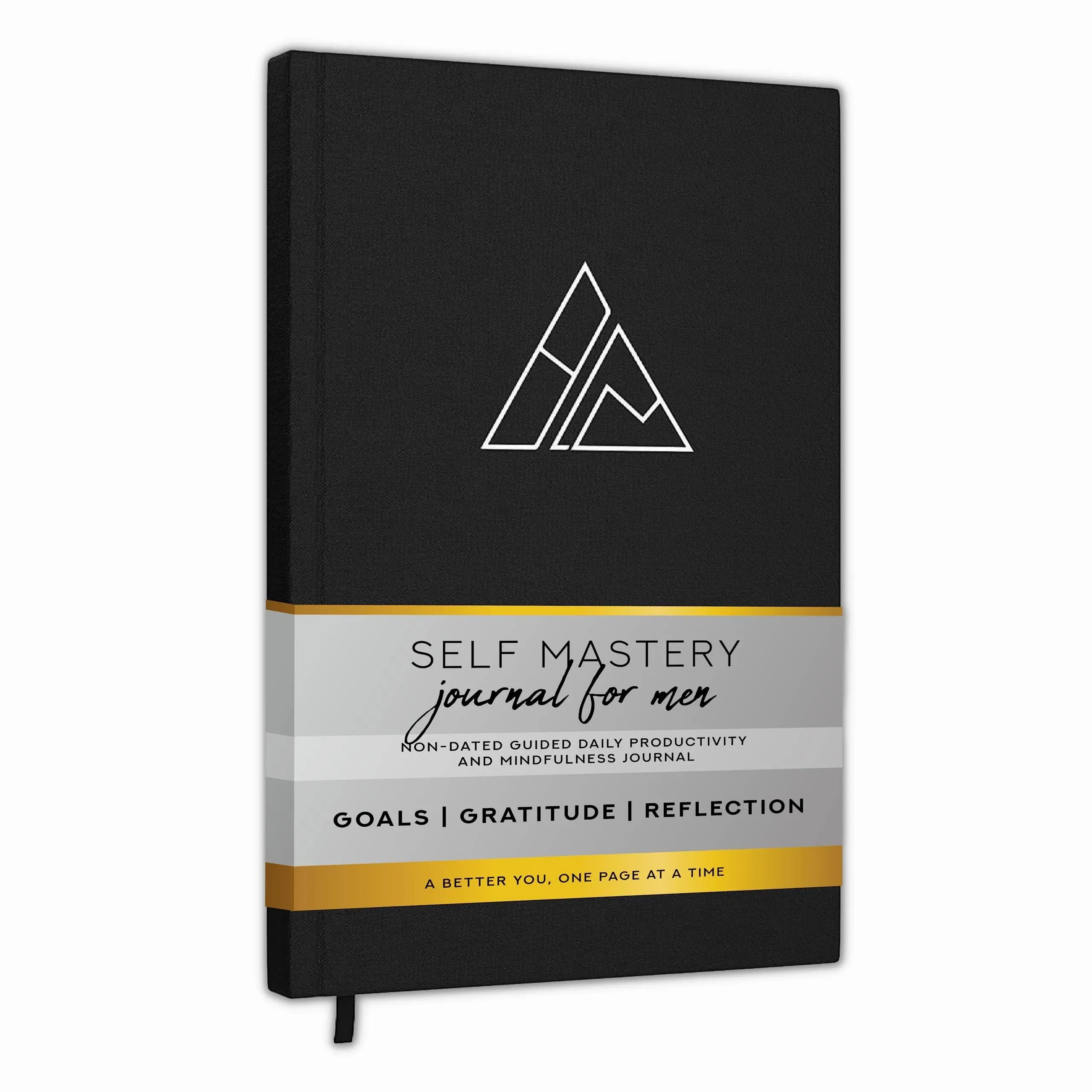 Self-Mastery Journal for Men - Daily Productivity Journal for Happiness, Gratitude, Mindfulness, Self Care & Reflection – Goal / Guided Journal for Men & Women – Inspirational Journal