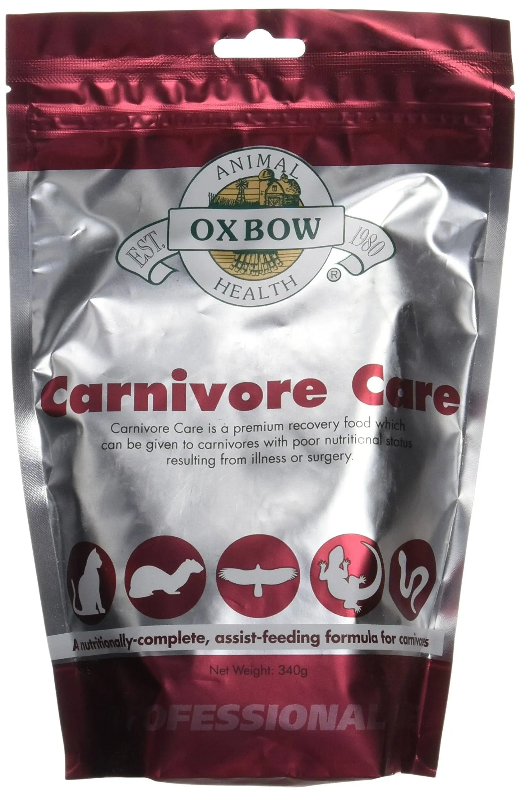 Oxbow Animal Health Critical Care, Carnivore, 70 Gram Bag