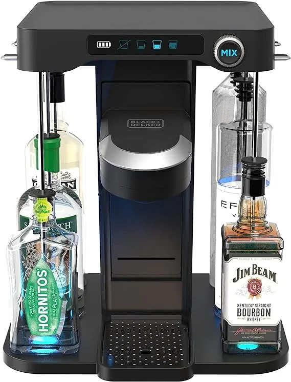 BLACK+DECKER bev by BLACK+DECKER Cordless Cocktail Maker Machine and Drink Maker for Bartesian capsules (BCHB101)