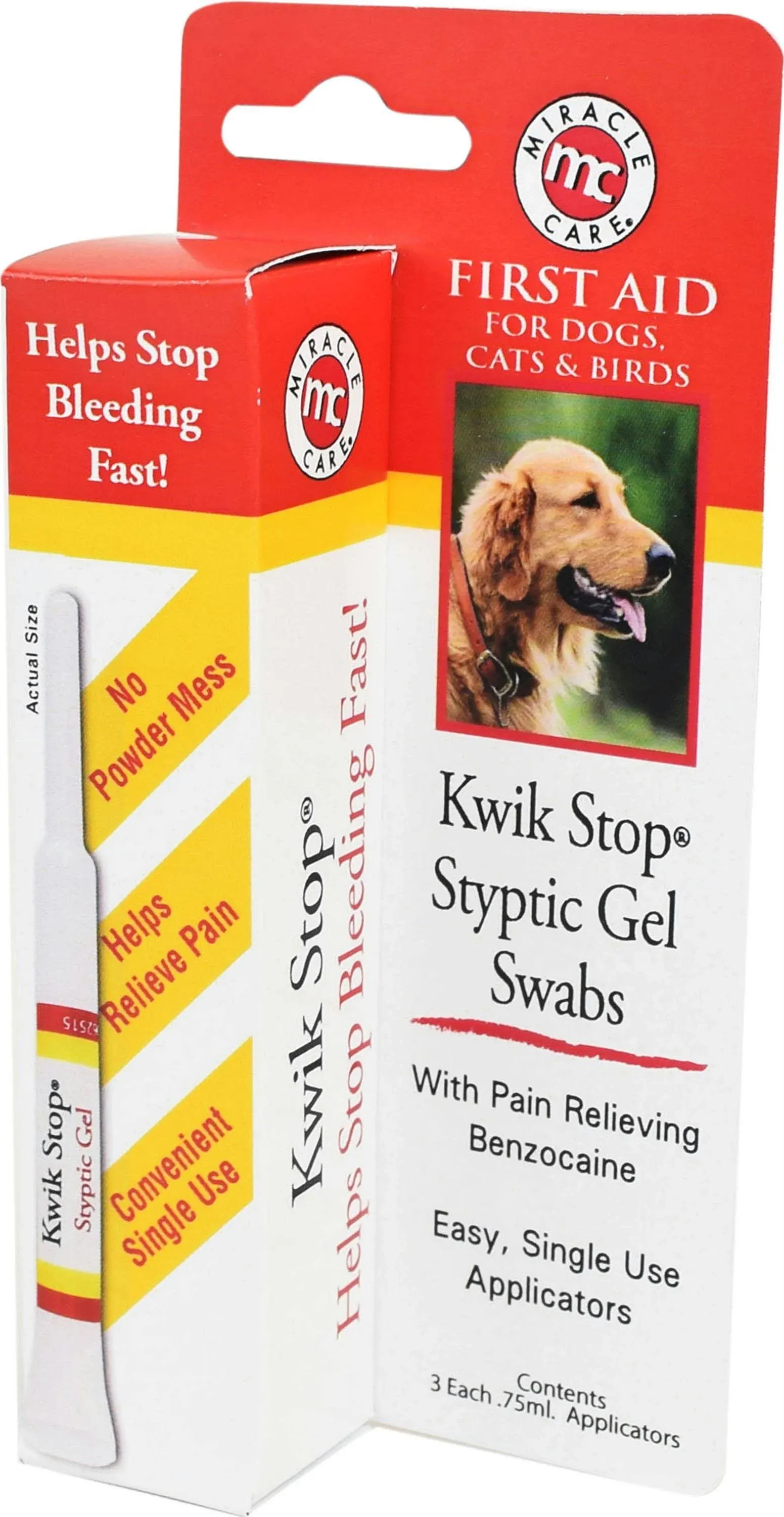 Stewart Kwik Stop Styptic Gel Swabs