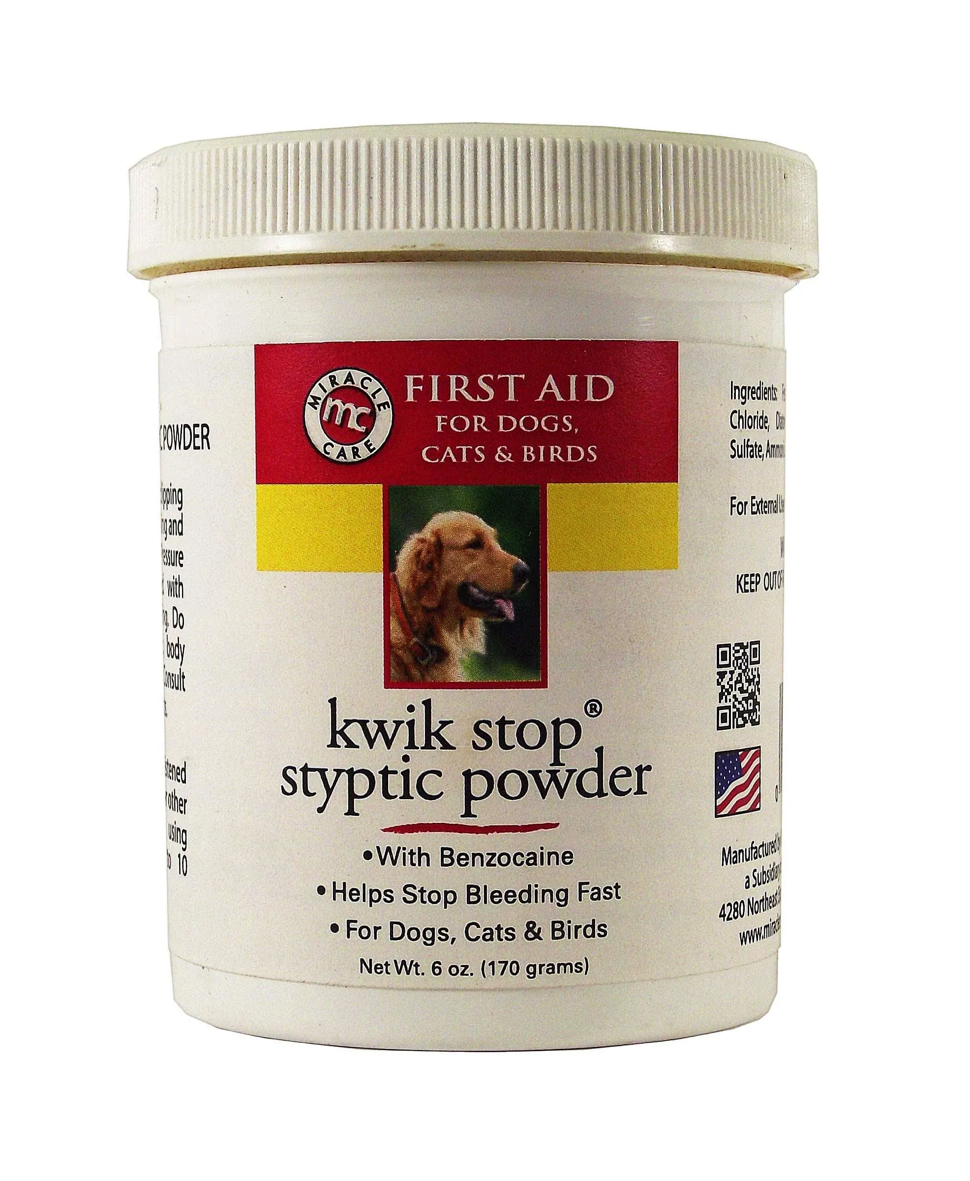 Kwik Stop Styptic 6 oz Powder