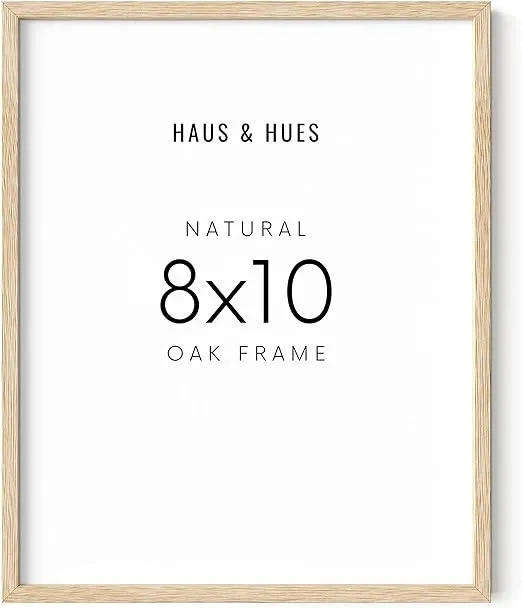 HAUS AND HUES 8x10 Frame - 8x10 Wood Picture Frame Wood Frames 8x10 Wood Frame Natural Wood Picture Frames Light Wood Frame 8x10 Picture Frame Wood Color Frame Natural Wood Frame, BEIGE FRAMEDHAUS AND HUES 8x10 Frame - 8x10 Wood Picture Frame W…