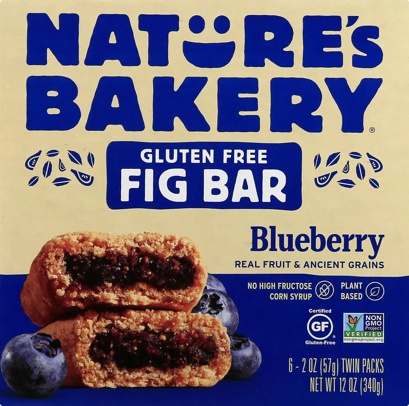 Nature's Bakery Whole Wheat Fig Bars, Real Fruit, Strawberry, 12 Twin packs