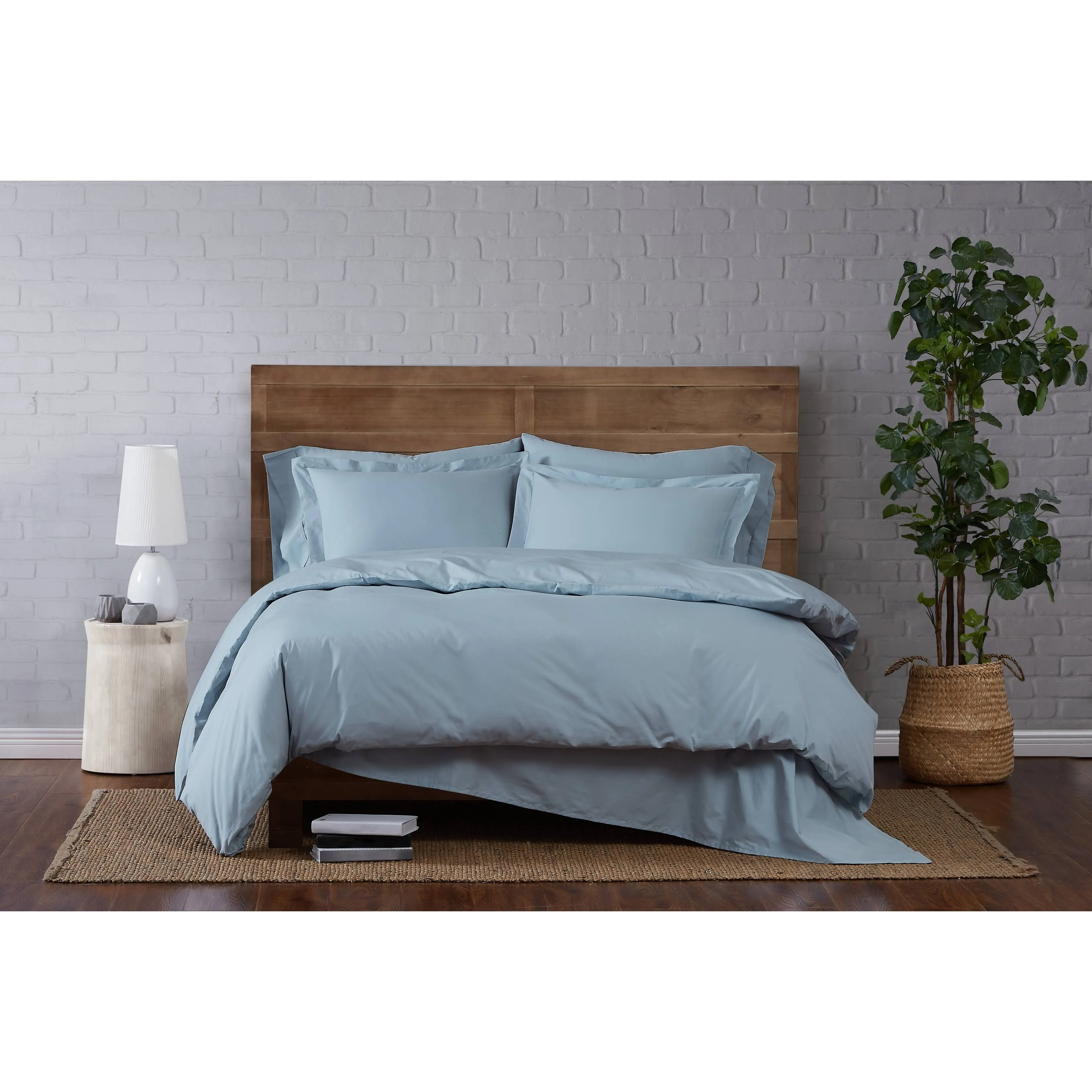 Cannon Solid Percale Duvet Set