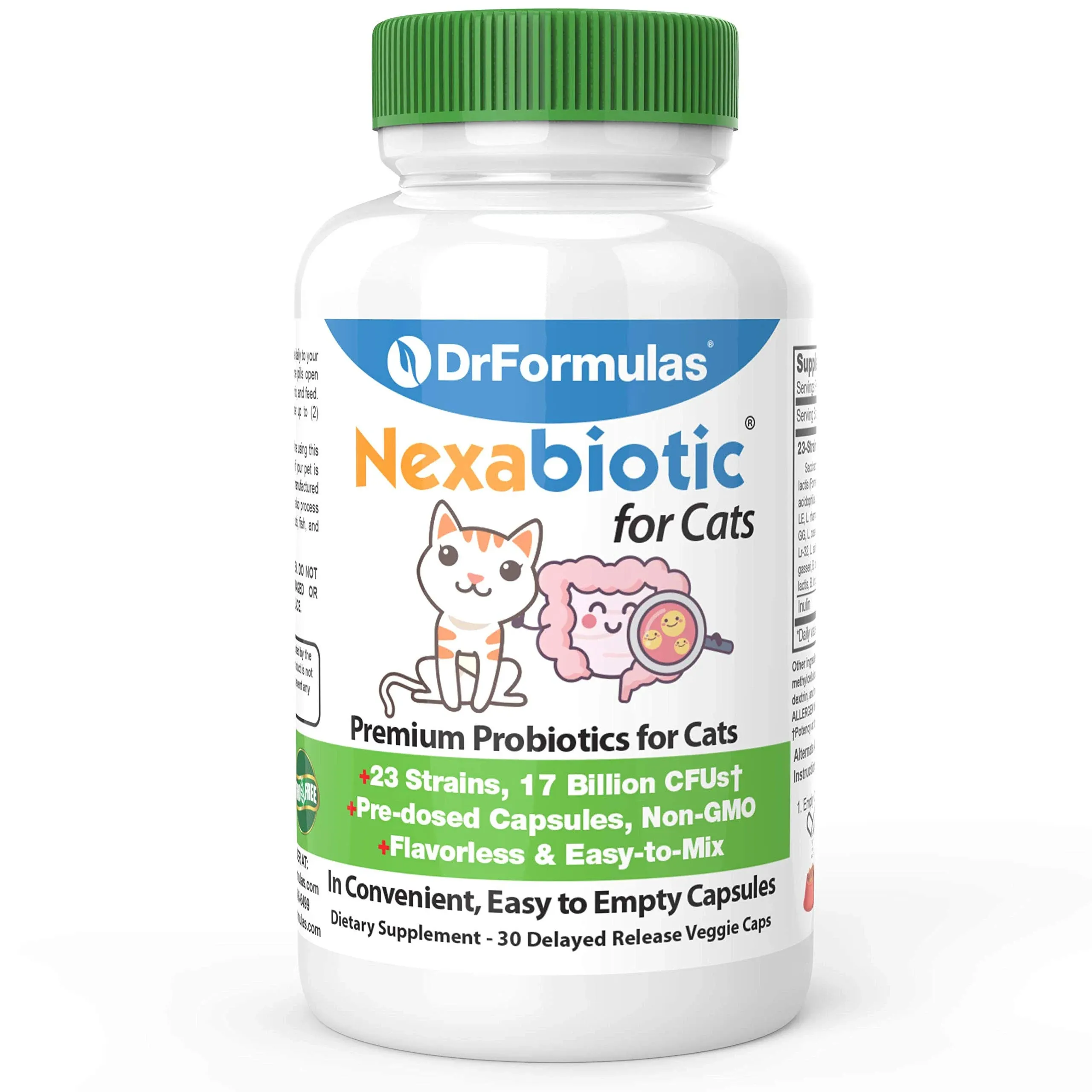 Nexabiotic Probiotic for Cats &amp; Dogs with Diarrhea Treatment &amp; Constipation Supp