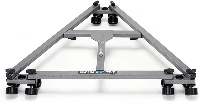 PROAIM Swift Video Camera Track Dolly System for Filmmakers. 28'' Central Distance. Payload up to 159kg / 350lb (SWFT-DL)