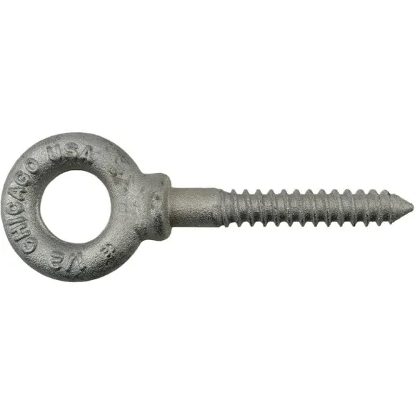 5/16" x 5/8" x 2-1/4" Hot Dip Galvanized Shoulder Eye Lag Screws (2 pcs.)