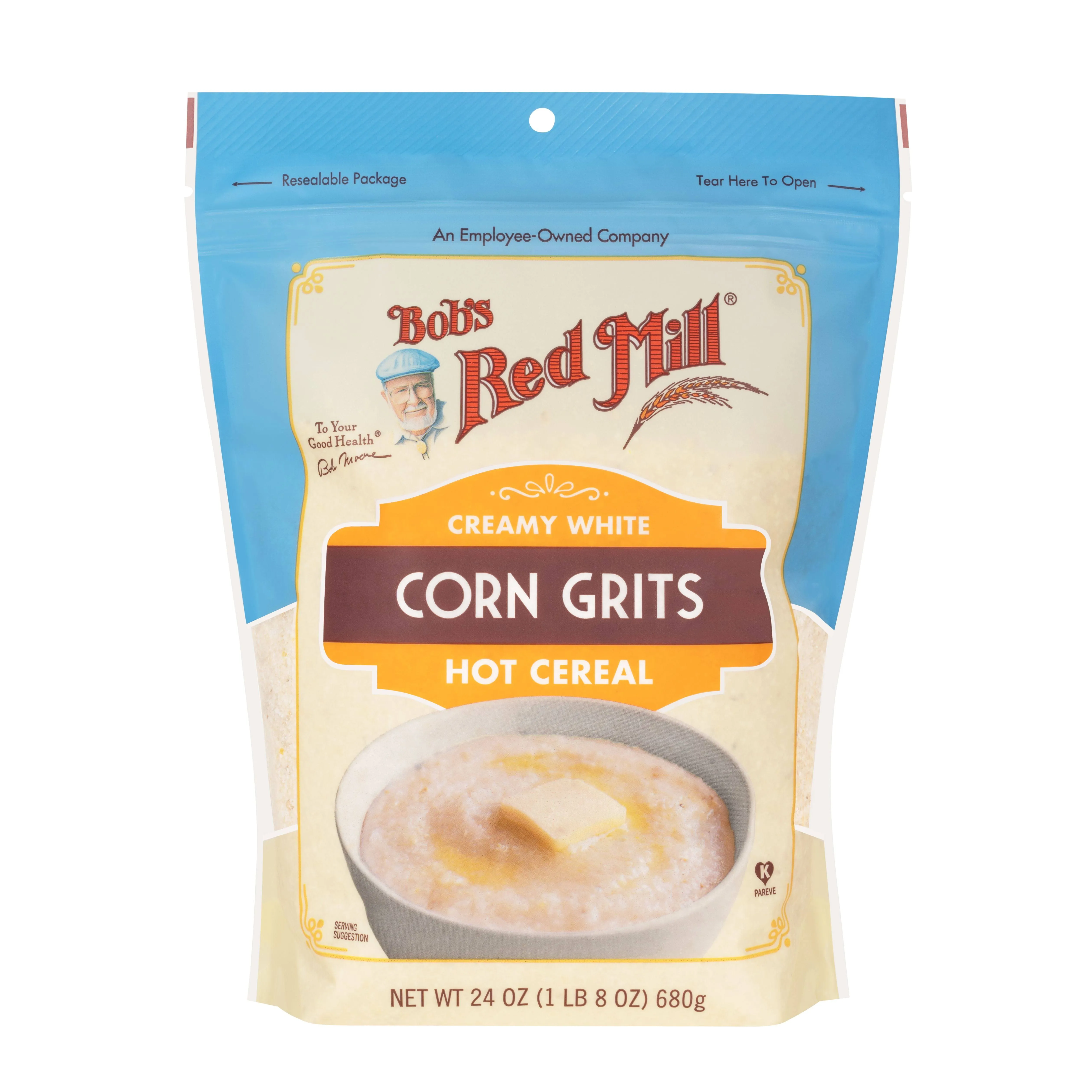 "Bob's Red Mill Creamy White Corn Grits"