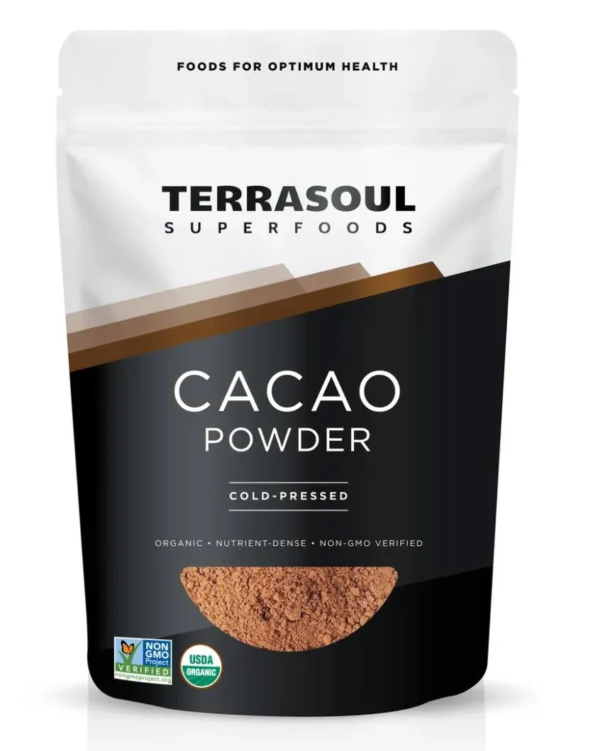 Terrasoul Superfoods Organic Cacao Butter - Raw, Keto, Vegan, 1 lb