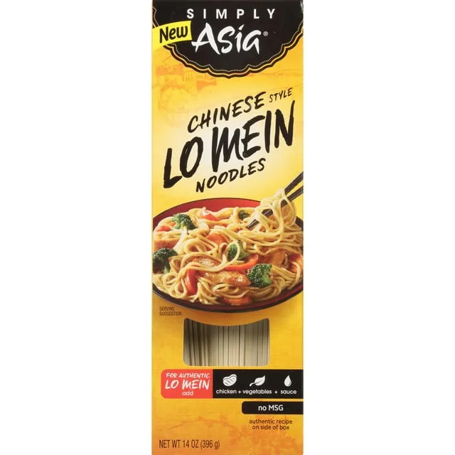 Simply Asia Chinese Style Lo Mein Noodles, 14 oz (Pack of 6)