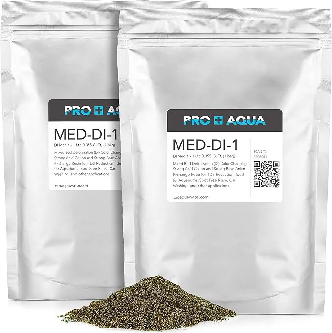 PRO+AQUA di Resin Replacement Refill Deionization Color Changing Premium Grade ...