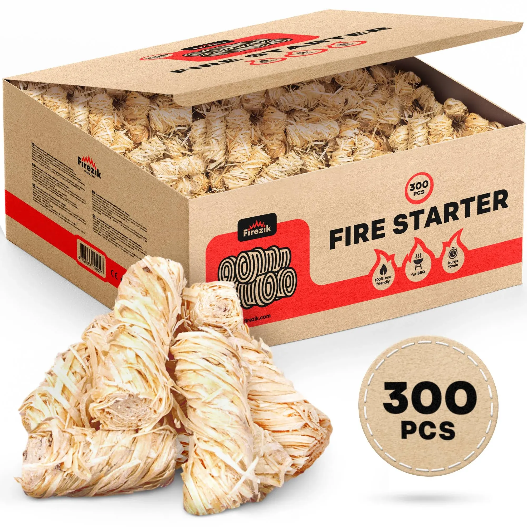 300 Pack - Fire Starters for Campfire