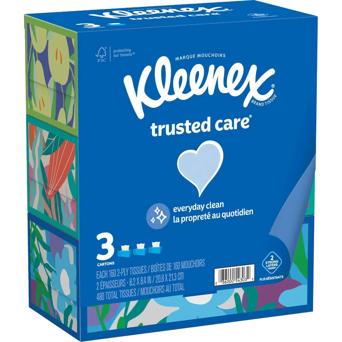 Kleenex Trusted Care Tissues 2 Ply Bundle Pack