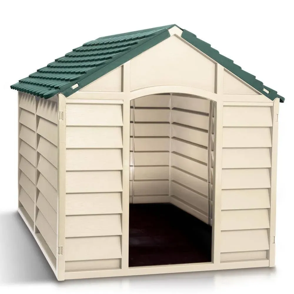 Starplast Dog House 32.3&#034;X33.1&#034;X33<wbr/>.8&#034;Heavy-Duty+<wbr/>Lightweight+We<wbr/>atherproof+Pla<wbr/>stic