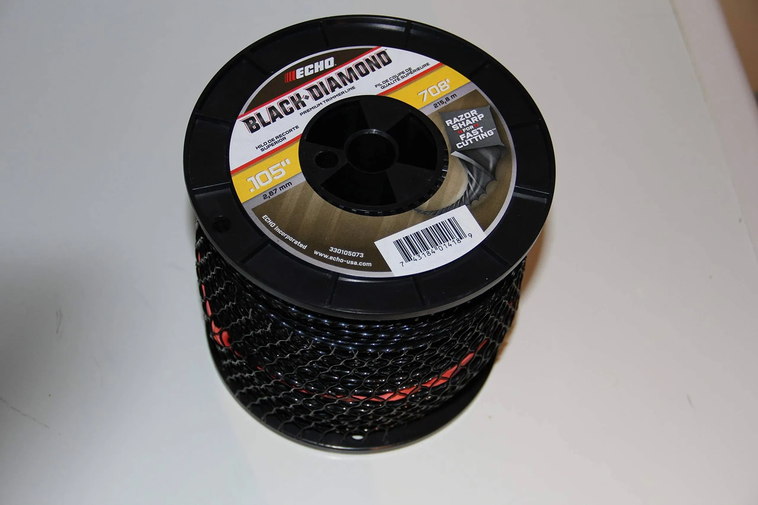 Echo Black Diamond 708ft Spool .105" Trimmer Line 330105073