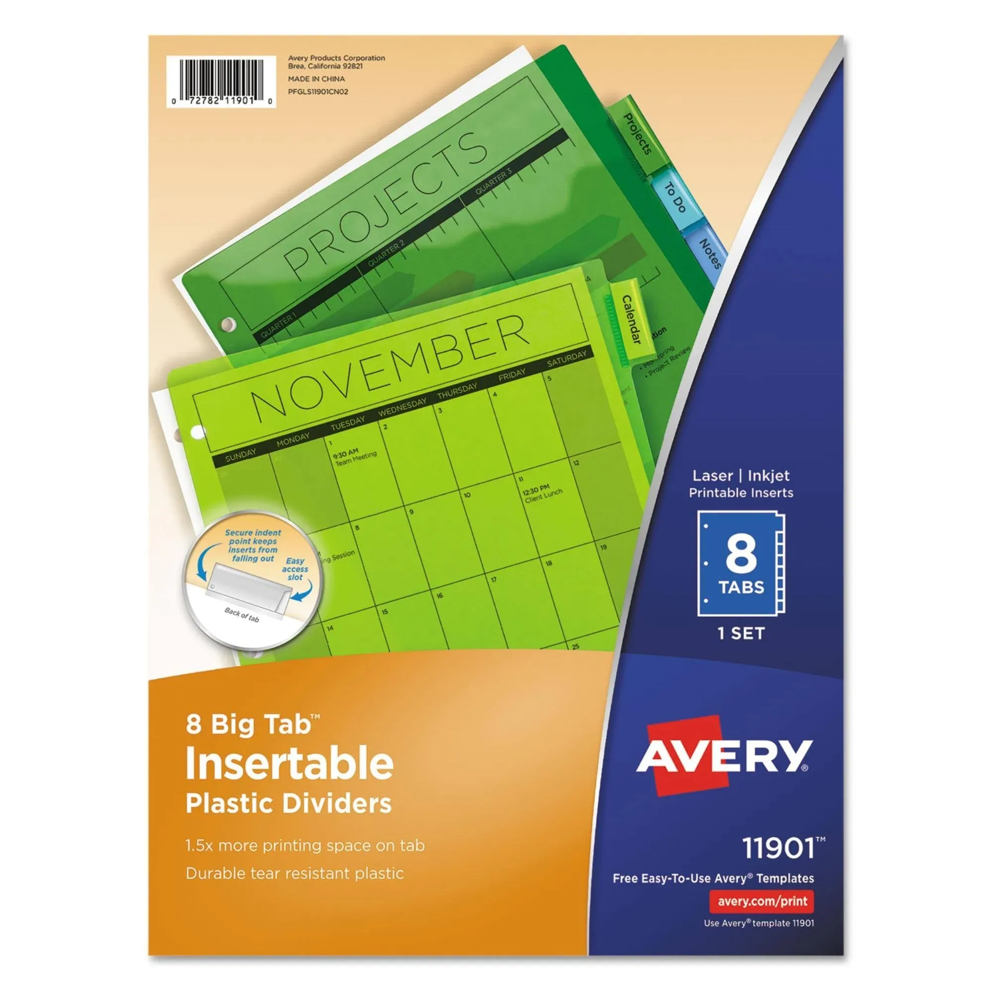 Avery Big Tab Plastic Dividers