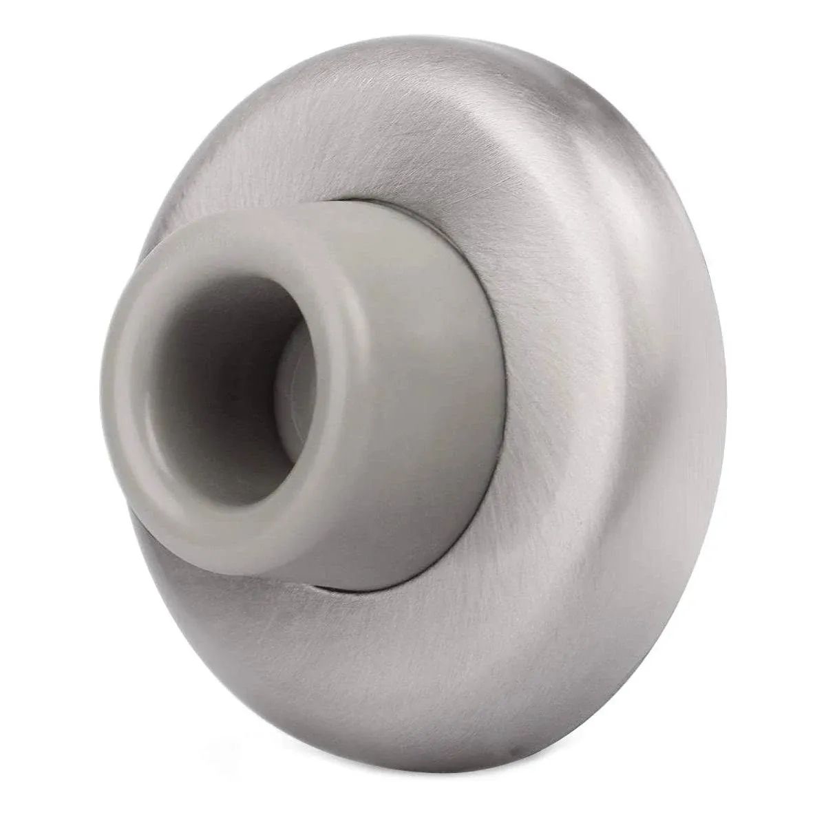 Brushed Satin Nickel Concave Wall Bumper Door Stop