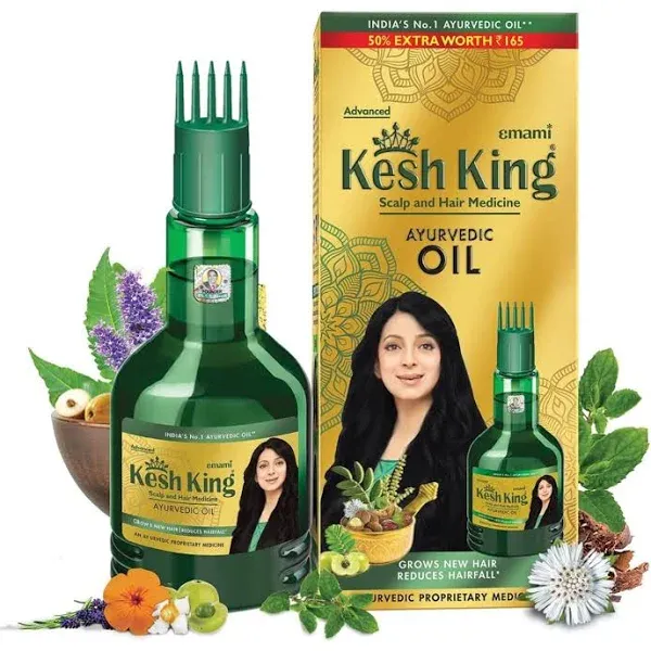 Kesh King Reduces Hairfall |21 Natural Ingredients | Grows New Hair - 300 Ml