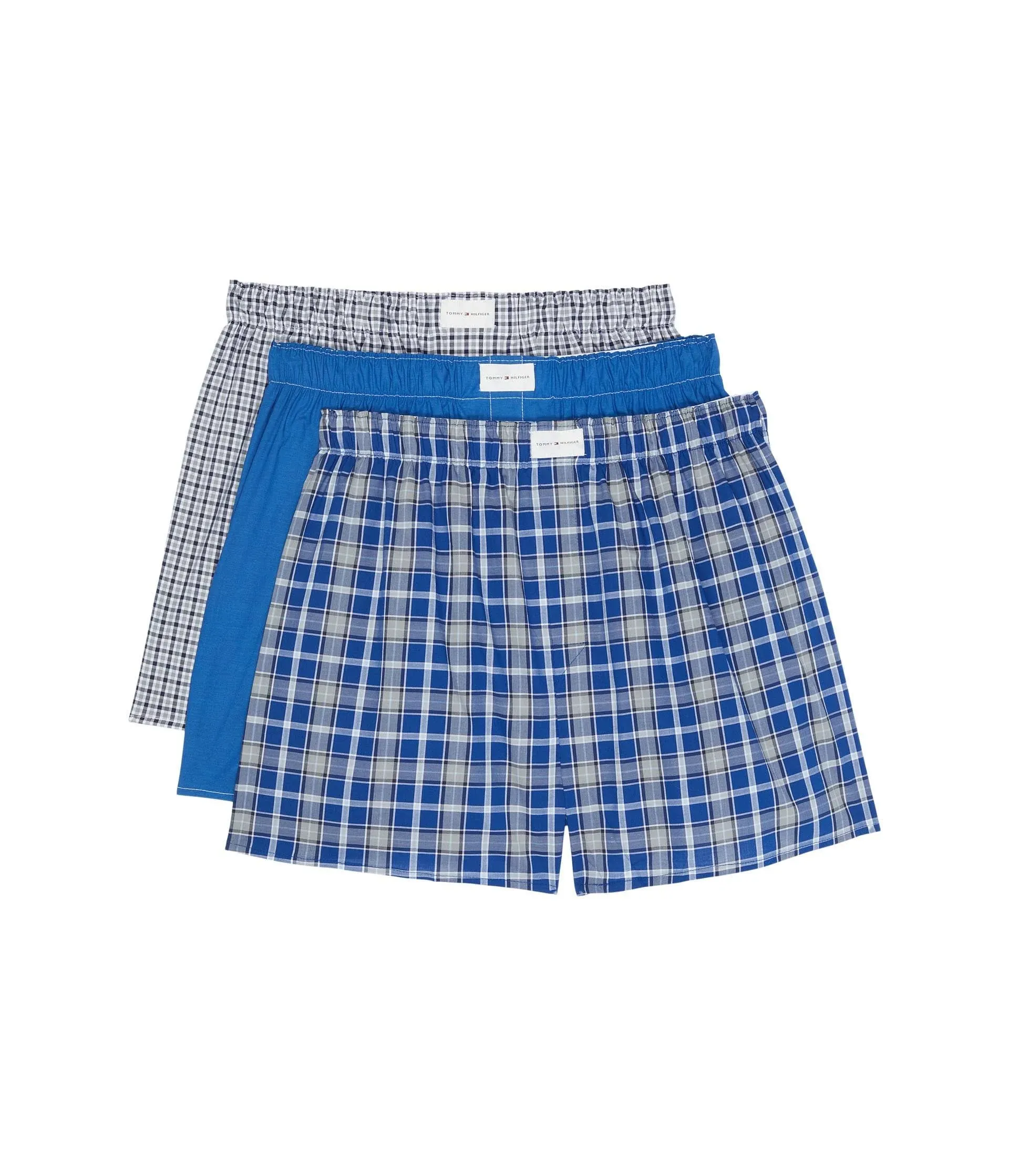 Tommy Hilfiger Men's Cotton Classics 3-Pack Woven Boxers