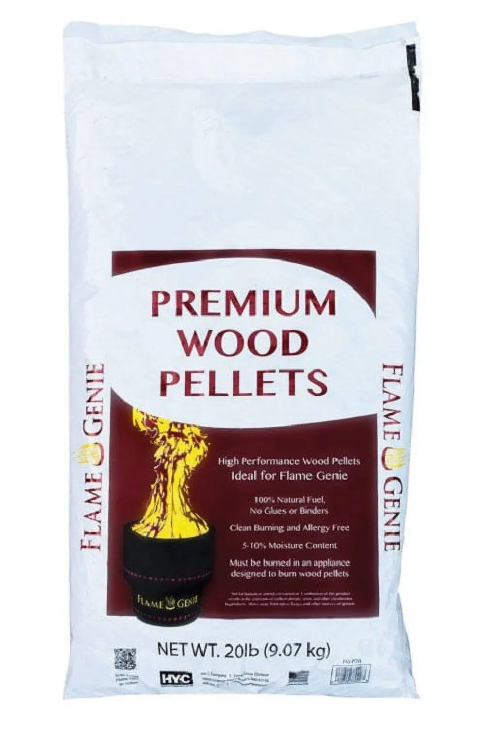 Flame Genie Premium Wood Pellets - 20 lb bag