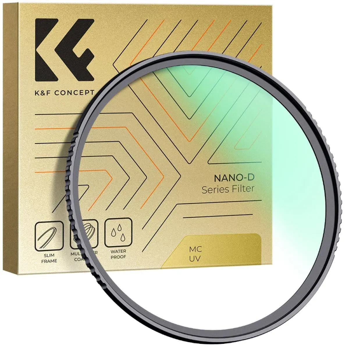 K&F Concept 67mm MC UV Protection Lens Filter Ultra-Slim 24-Layer Multi-Coated ...