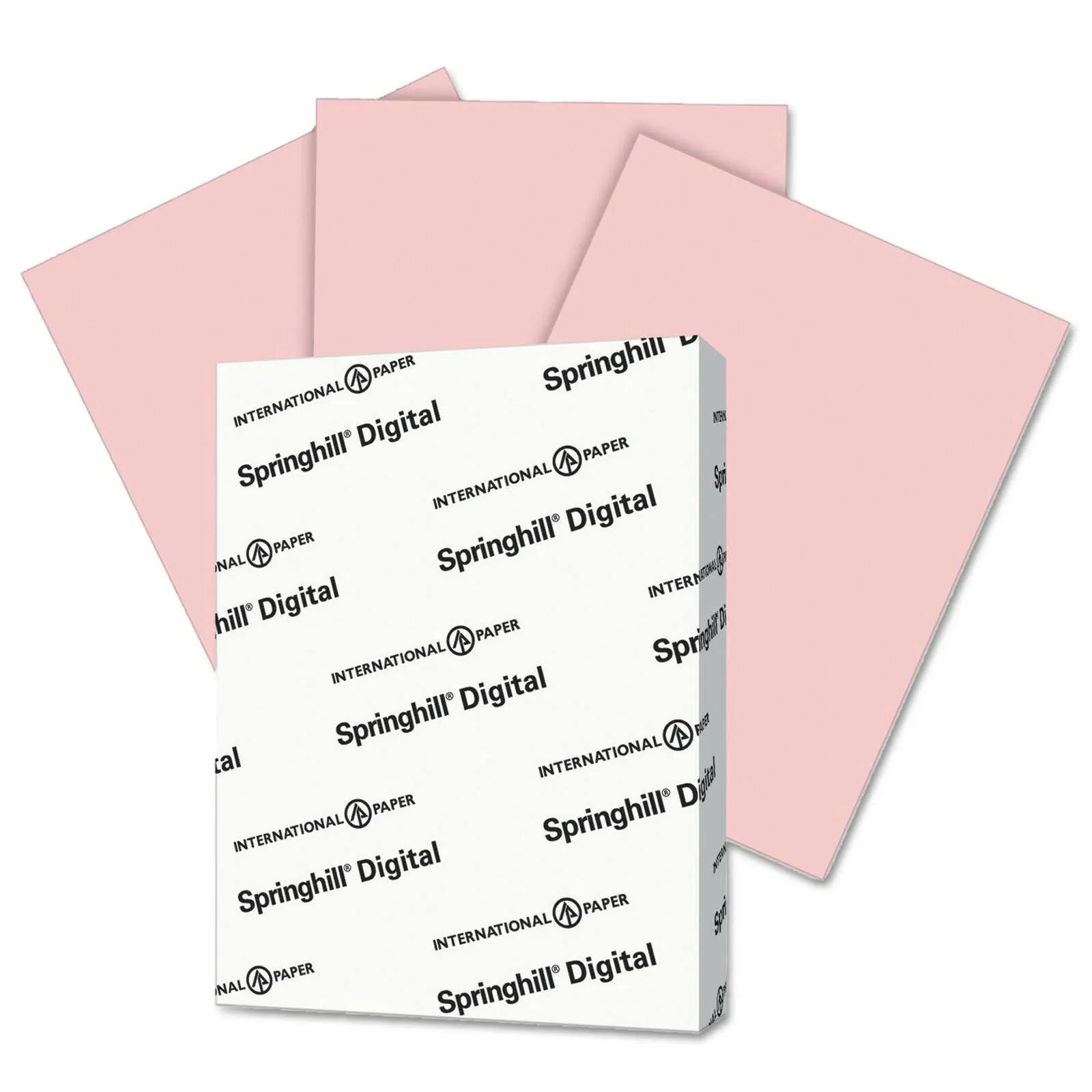 Springhill Digital Vellum Bristol Color Cover, 67lb, 8.5 x 11, Pink, 250/Pack