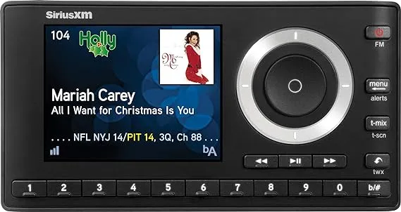 SiriusXM Onyx Plus Satellite Radio w/ Vehicle Kit, Enjoy SiriusXM Through your Existing Car Stereo for as Low as $5/month + $60 Service Card with Activation