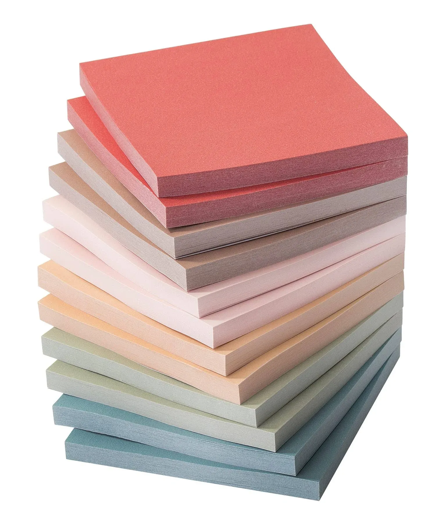 Mr. Pen- Sticky Notes, 12 Pads, 3”x3”, Vintage Colors, Sticky Pads, Bulk, Sticky