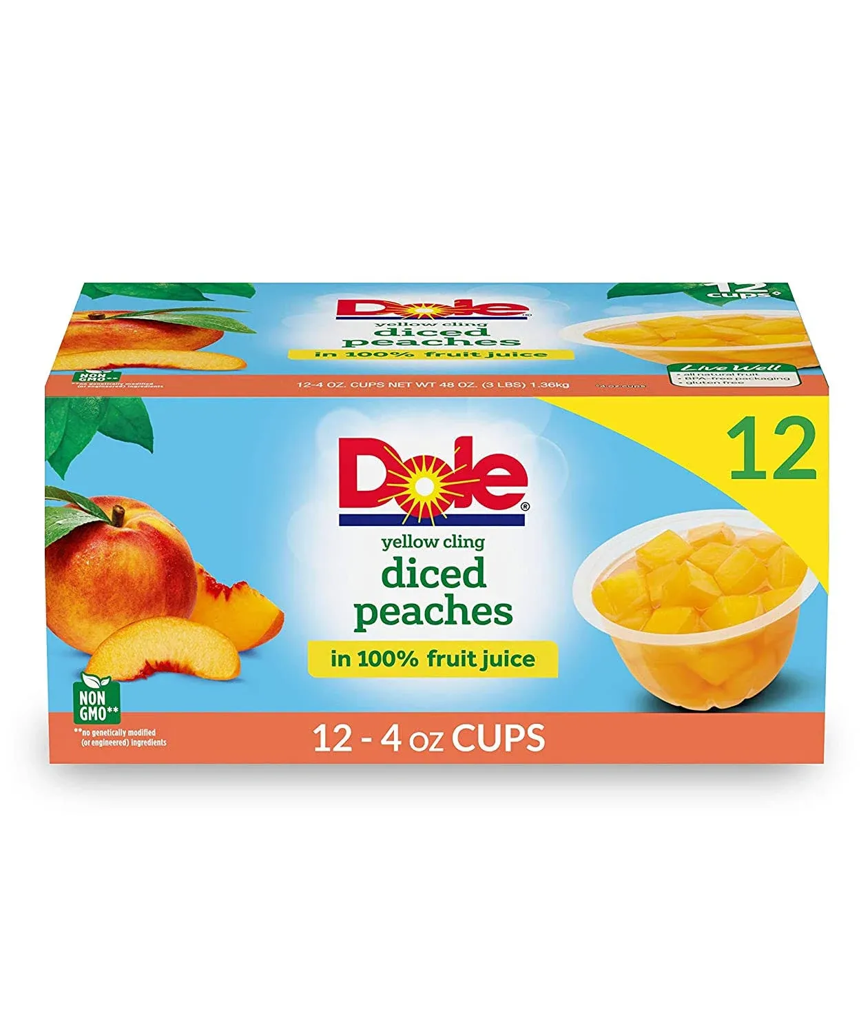 Dole Diced Peaches Fruit