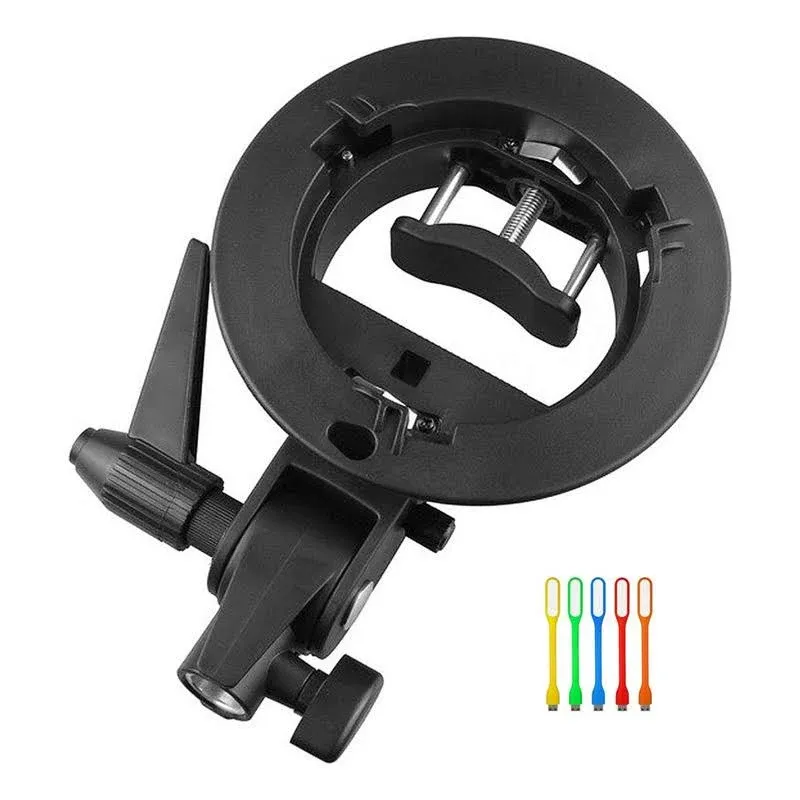 Godox S-Type Bracket Bowens S Mount Holder for Speedlite Flash Snoot Softbox ...