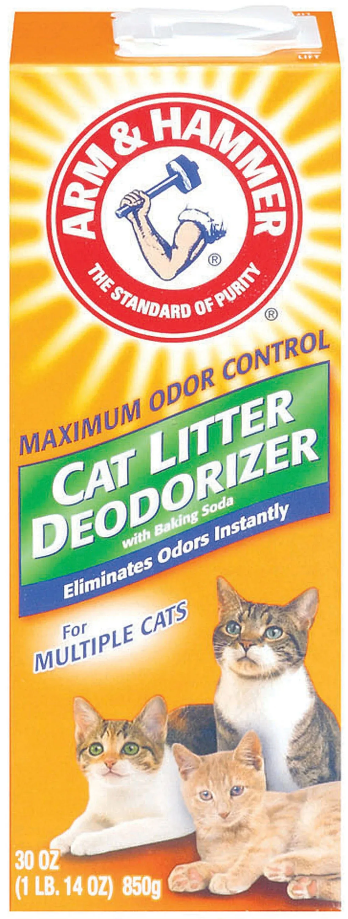 Arm & Hammer Cat Litter Deodorizer with Baking Soda - 30 oz box