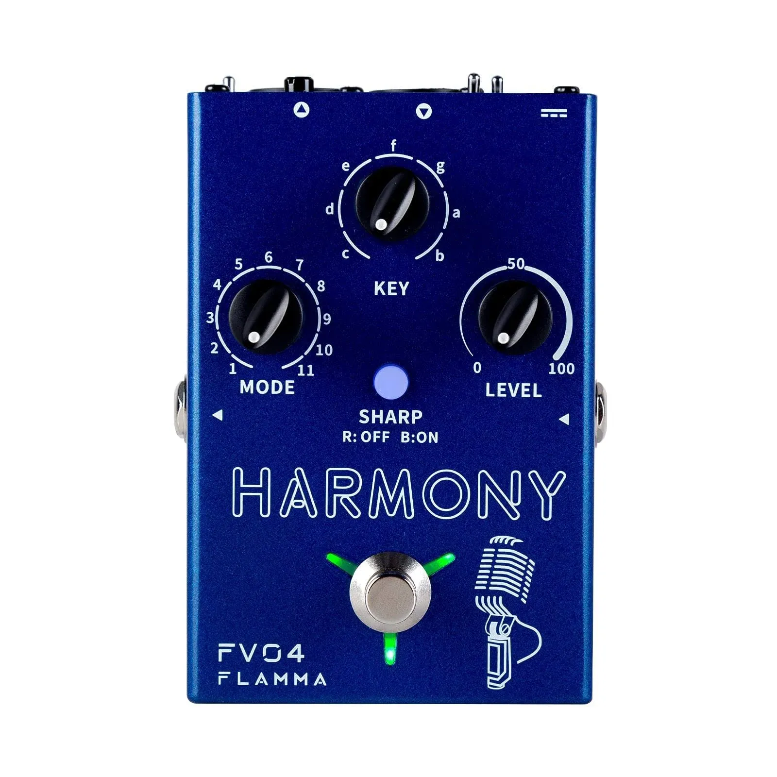 Flamma FV04 Harmony Vocal Processor Effects Pedal with 11 Different Harmony Modes ...