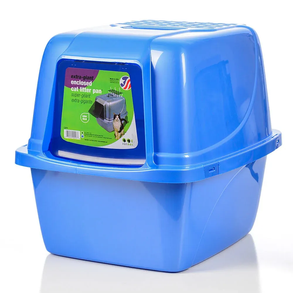 Van Ness Pureness Enclosed Cat Litter Pan Extra-Giant