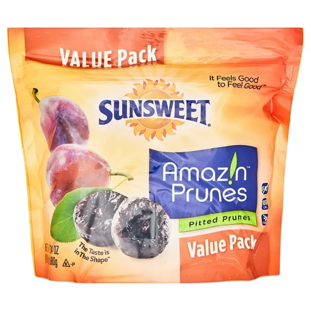 Sunsweet Amazin Prunes, Pitted, Value Pack - 24 oz