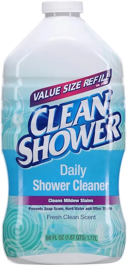 Clean Shower Fresh Clean Scent Daily Shower Cleaner 60 oz Liquid