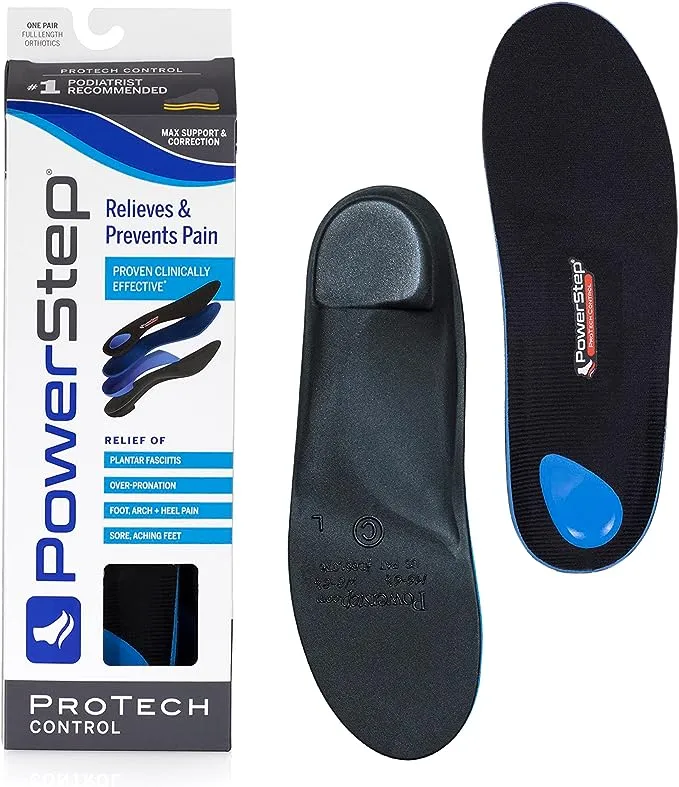 PowerStep Protech Control Full Length Orthotics