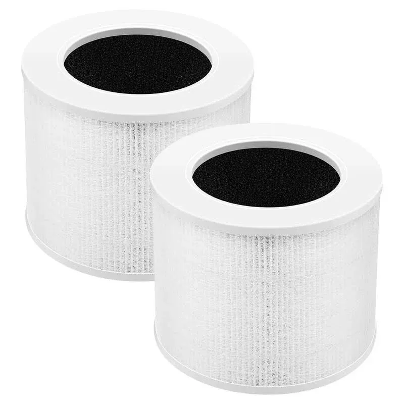 2-Pack Replacement HEPA Filter Compatible for Levoit Core Mini-RF Air Purifier, 3 ...