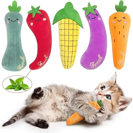 ETEKYER Catnip Toys, Cat Toys, Cat Toys for Indoor Cats, Catnip Toys for Cats, C