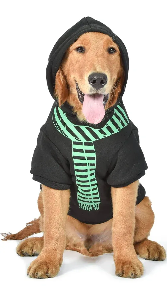 Wizarding World Of Harry Potter Slytherin Pet Dog Hoodie Size S Small Sweatshirt