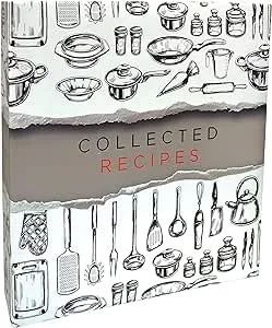 Better Kitchen Products Recipe Binder - 3 Ring Organizer Set with Page Protectors & Divider Tabs