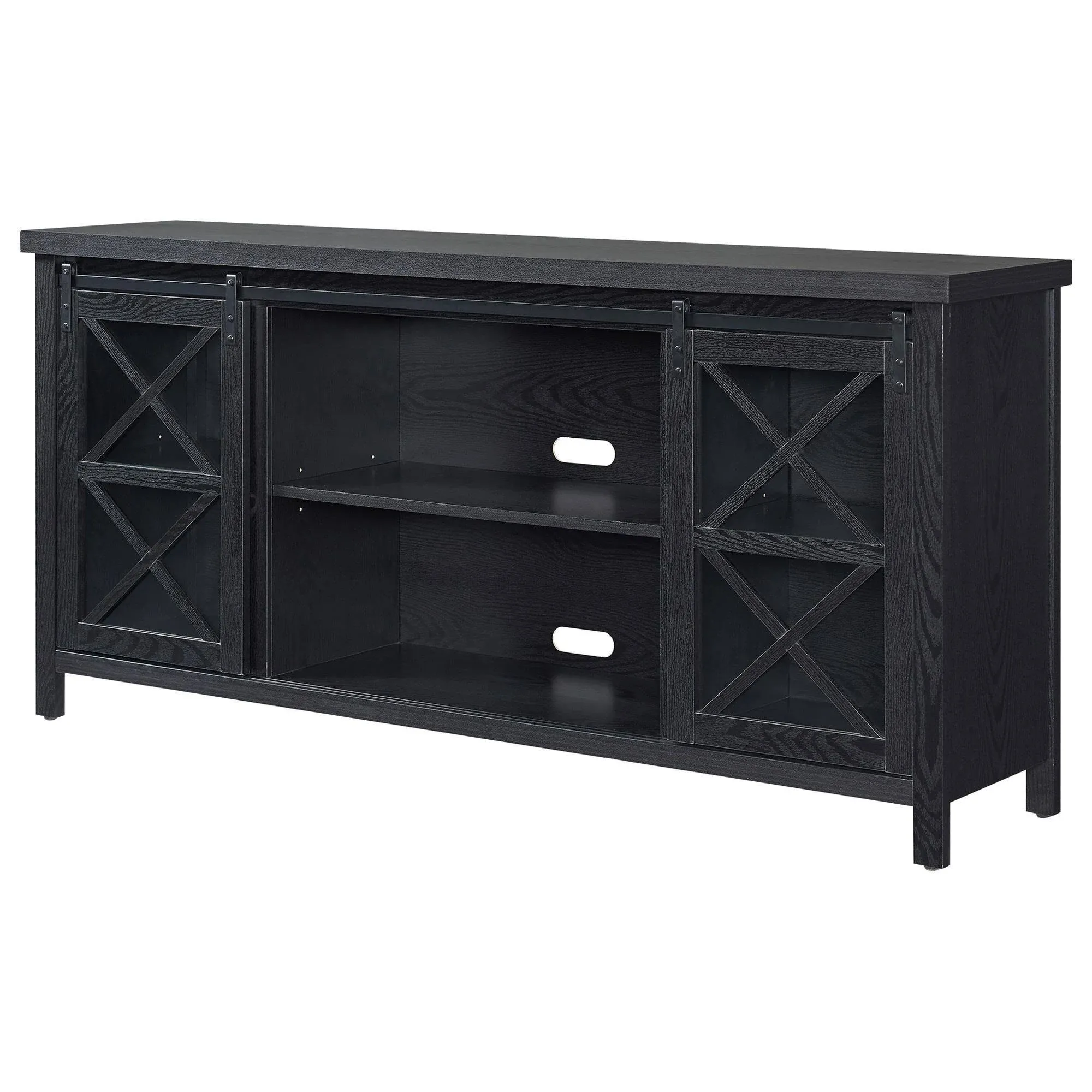 Clementine TV Stand - Black Grain - 68"