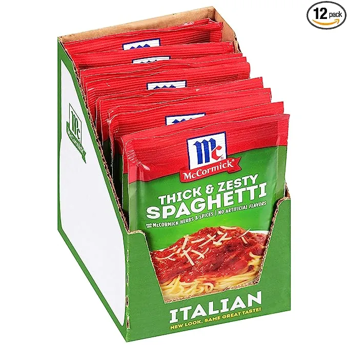 Mccormick Spaghetti Thick & Zesty Sauce Mix