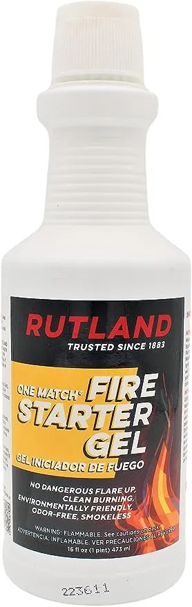 Rutland 16 fl. oz. One Match Gelled Fire Starter