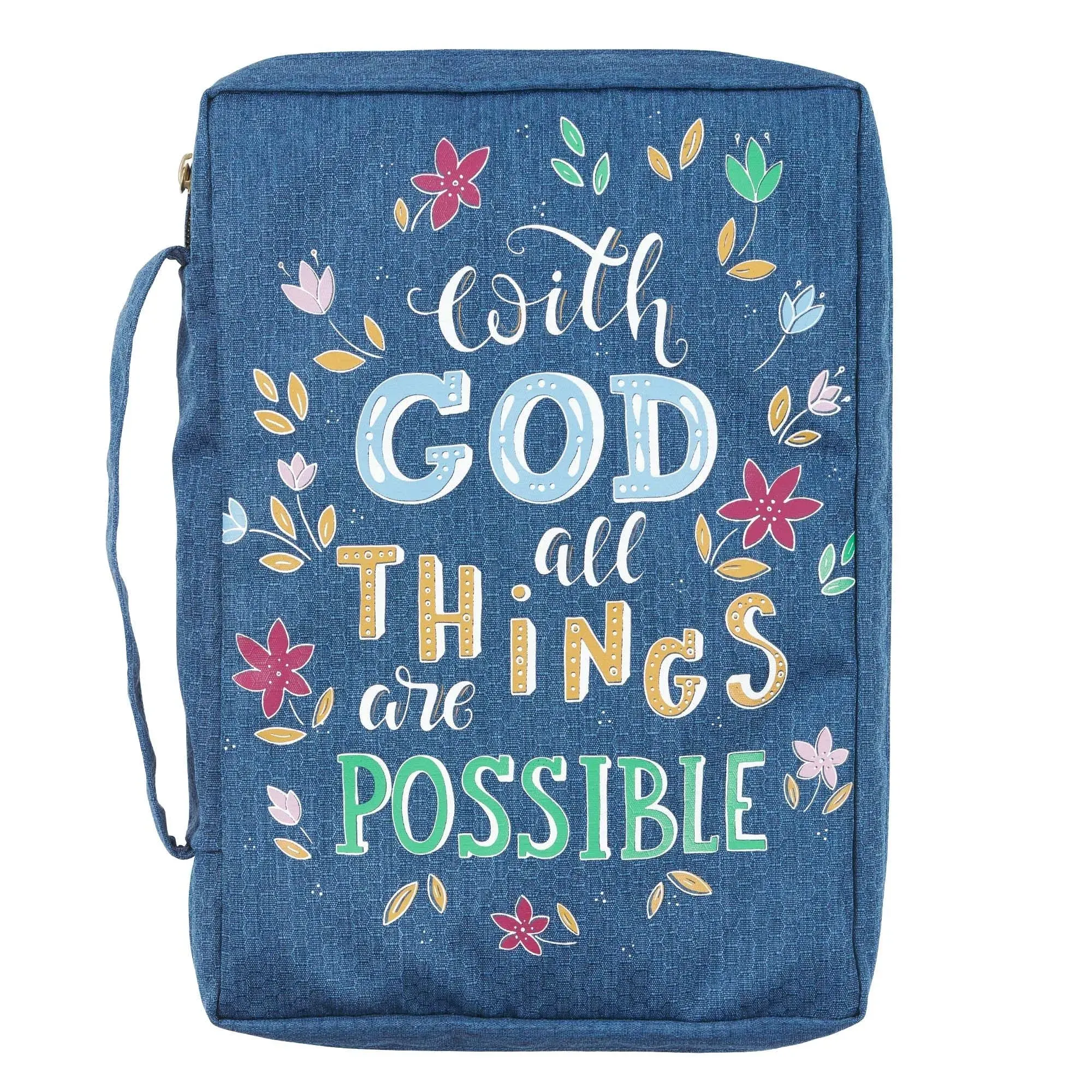 With God All Things Are Possible Bible Cover