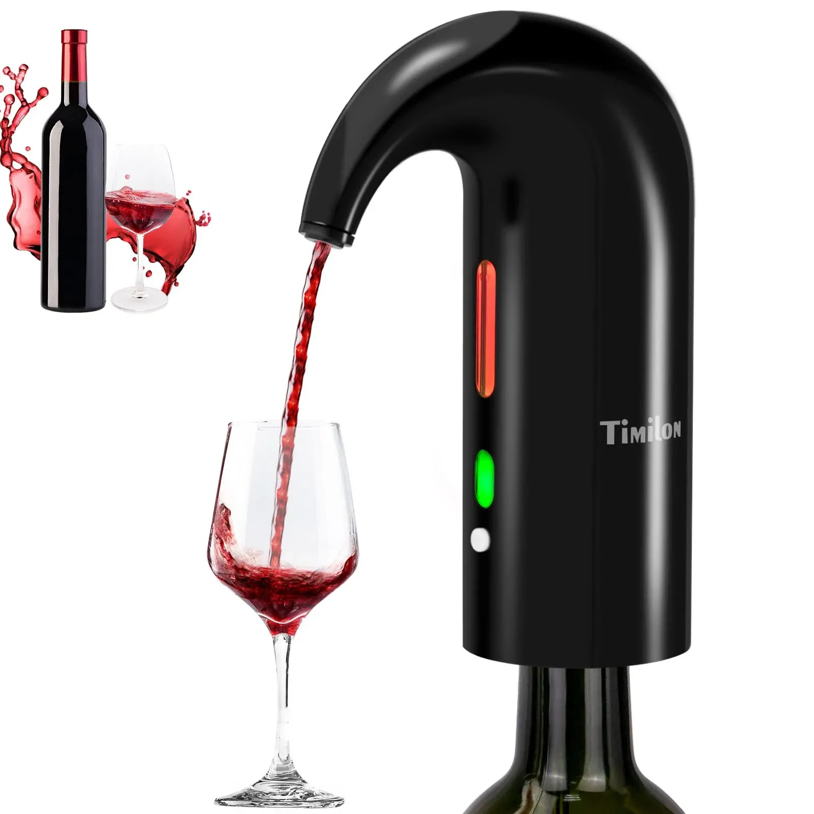 ELECTRIC WINE AERATOR Pourer Automatic Dispenser Decanter TIMILON